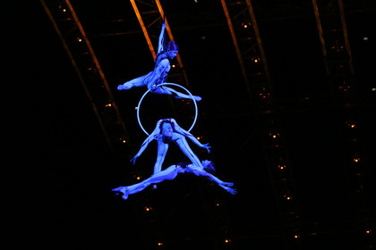 am boden und in der luft - Fotos von "Quidam": die neue Show des Cirque du Soleil in Frankfurt 